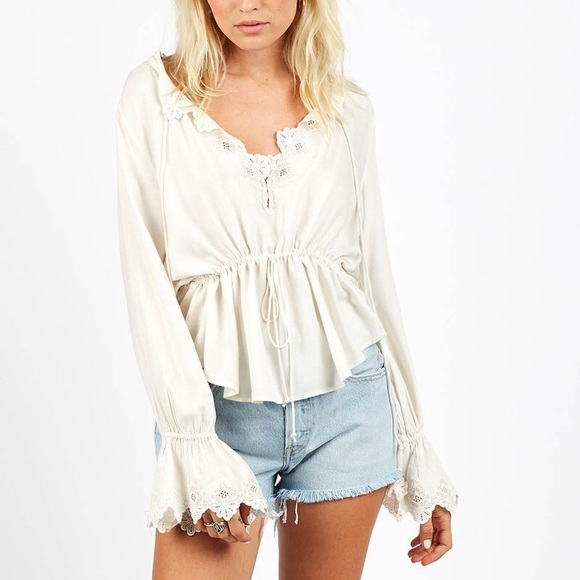 Cleobella Tops - Cleobella cream Ganesh top blouse